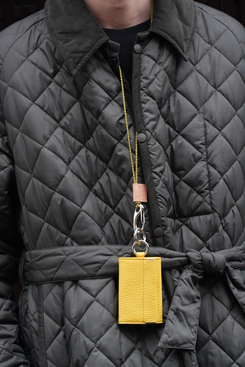 KUMIHIMO / NECK STRAP `KHAKI`