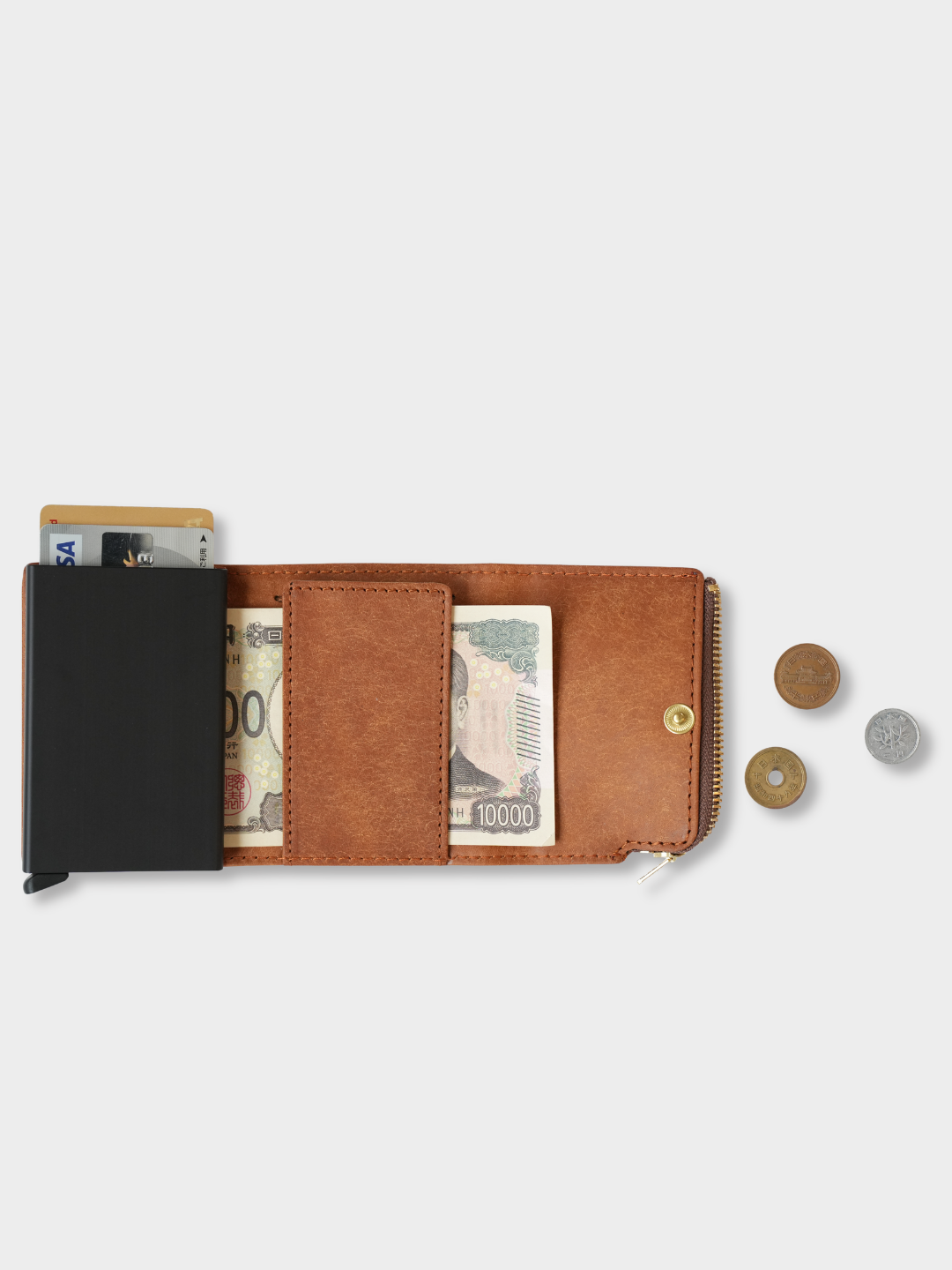 PAYMENT HUNTER WALLET -PB / RFID保護機能付  `CAMEL`