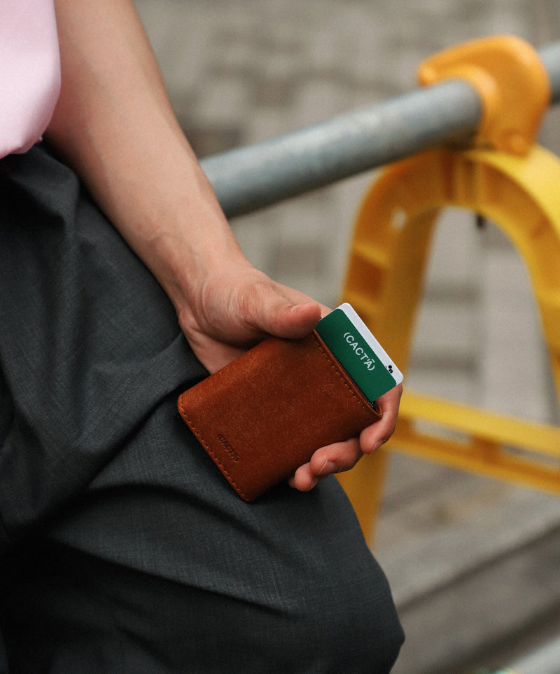 PAYMENT HUNTER WALLET -PB / With RFID protection `CAMEL`