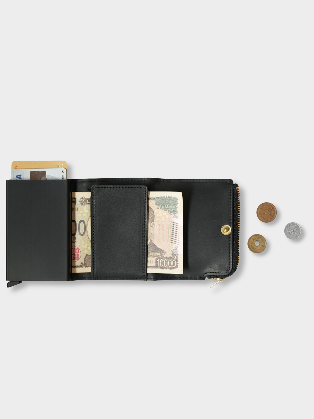 PAYMENT HUNTER WALLET - EM / RFID保護機能付  `BLACK`