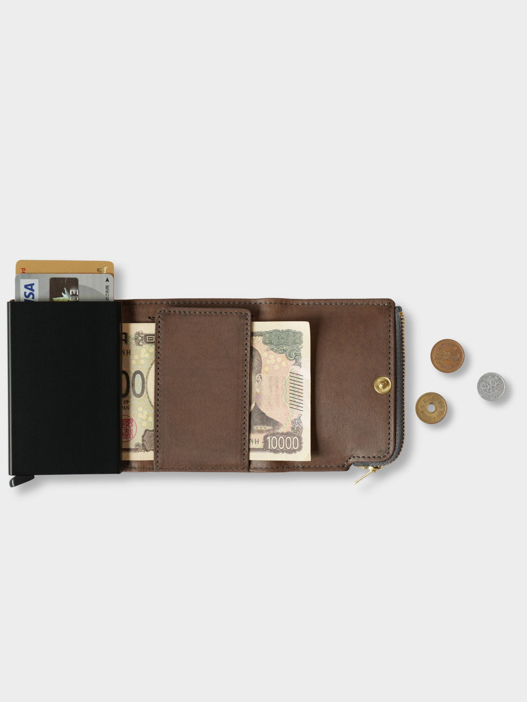 PAYMENT HUNTER WALLET - EM / RFID保護機能付  `GRAY`
