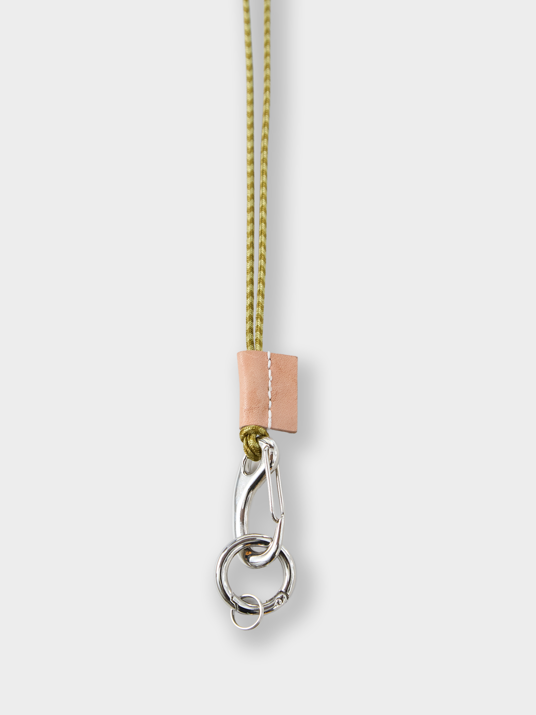 KUMIHIMO / NECK STRAP `KHAKI`
