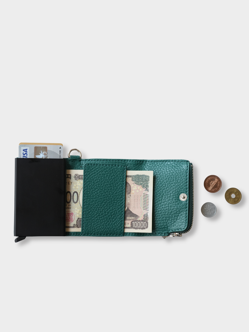 PAYMENT HUNTER WALLET -TF / RFID保護機能付  `GREEN`