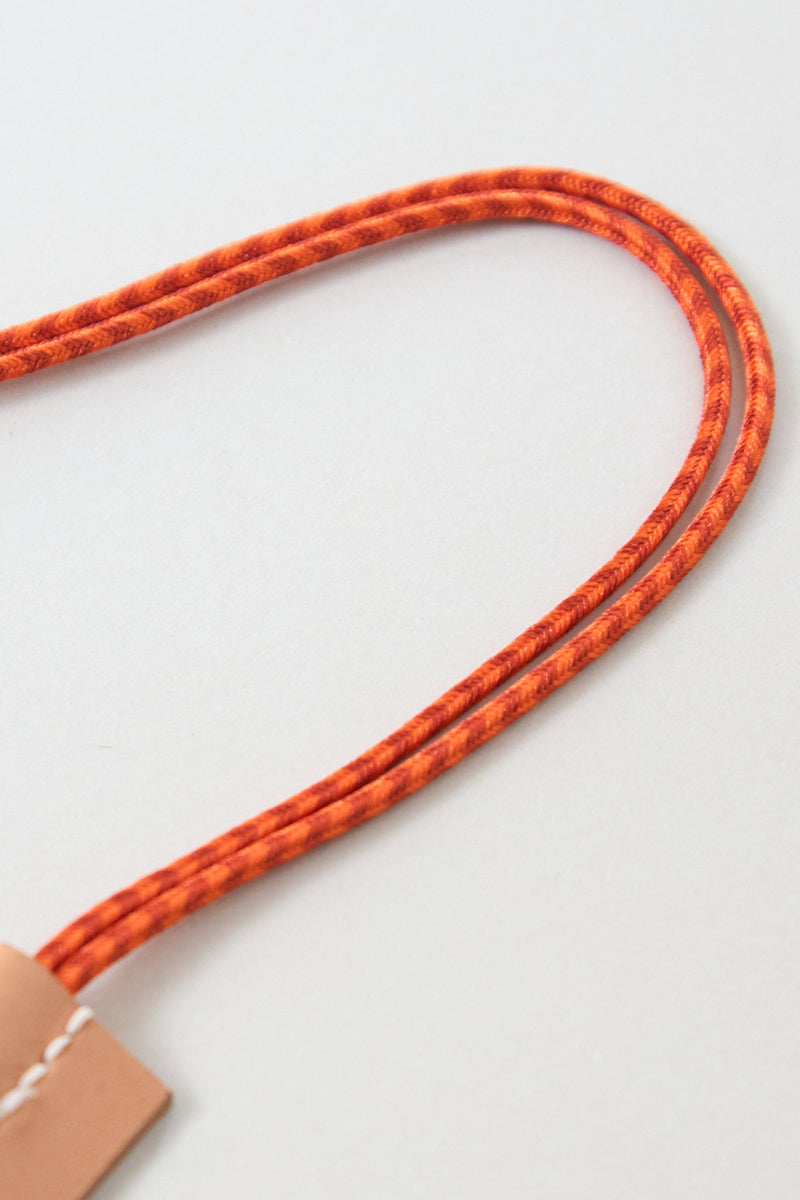 KUMIHIMO / NECK STRAP `ORANGE`