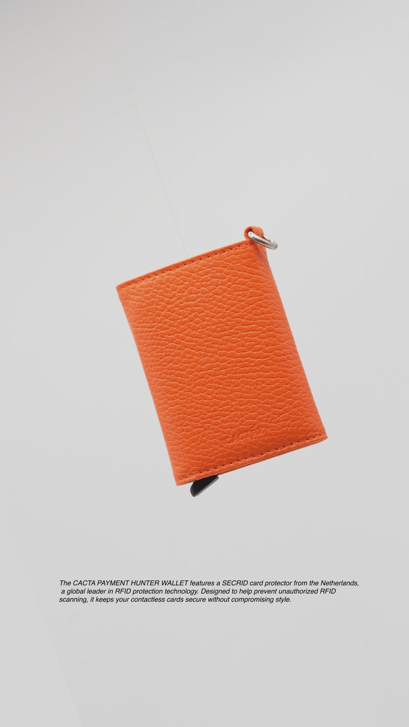 PAYMENT HUNTER WALLET -TF / RFID保護機能付  `ORANGE`
